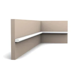 Pack 4 mètres de Cimaises PX209 - L 200 x H 1 x L 1,8 cm - ORAC DECOR