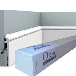 Orac Decor Pack 10 mètres Plinthe de rénovation SX186 avec colle - Orac x Cimaises-et-plus
