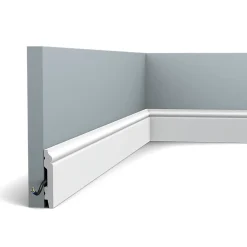 Orac Decor Pack 10 mètres Plinthes SX165 avec colle - Orac x Cimaises-et-plus - 7 x 1,0 x 200cm (h x p x L) - plinthe décorative polymère