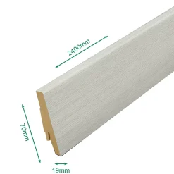 Forestea Pack 5 Plinthes décoratives 7843 vista oak 2400 x 70 x 19 mm