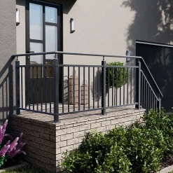 Fortia Pack balustrade verticale à plat noir