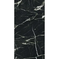 Pack de 2 panneaux muraux de salle de bains l.100 x H.255 cm, effet marbre noir et vert, DécoDesign Softtouch-Schulte Hot