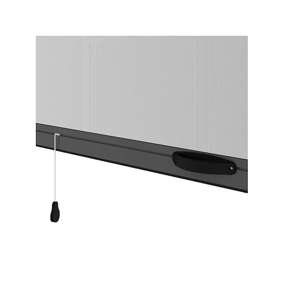 PACK ECO de 2 moustiquaires alu H145 cm x L130 cm Gris-Volet-Moustiquaire New