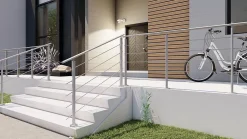 Pack garde-corps : prêt à poser à plat Prestio ral 9006-Kordo Sale