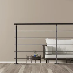 Pack garde-corps : prêt à poser à plat Prestio ral 9005-Kordo New