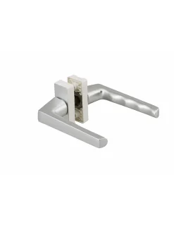 Thirard Paire de béquilles pour porte, carré 7mm avec fourreau 7 à 8mm fourni, argent -