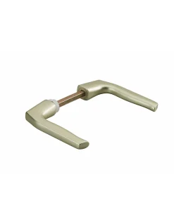 Paire de béquilles Targa pour porte, carré 7mm, 1 portée, or --Thirard Discount