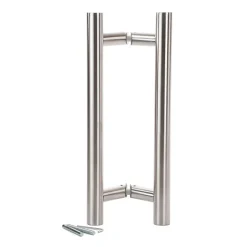 Paire de Poignées de Tirage "" / Bâton Maréchal - 400 mm- "Oblique "- Inox 316 --Klose Besser Outlet