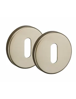 Thirard Paire de rosaces anodisé, trou de clé -