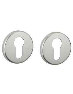 Thirard Paire de rosaces trou de cylindre, argent -