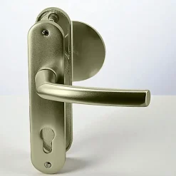 Paire poignées de porte aluminium blindée Bricard Osmose 190 mm béquille aileron trou cylindre-Autres Hot