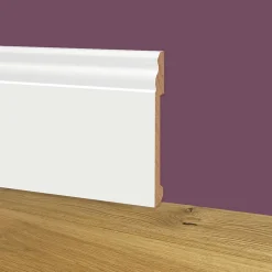 Eternal Parquet Palette 90ML de plinthes DUCALE en EqualWood HI-TEC POLYMERE 120x15x2000mm - BLANC