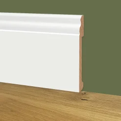 Eternal Parquet Palette 90ML de plinthes DUCALE en EqualWood HI-TEC POLYMERE 120x15x2000mm - BLANC