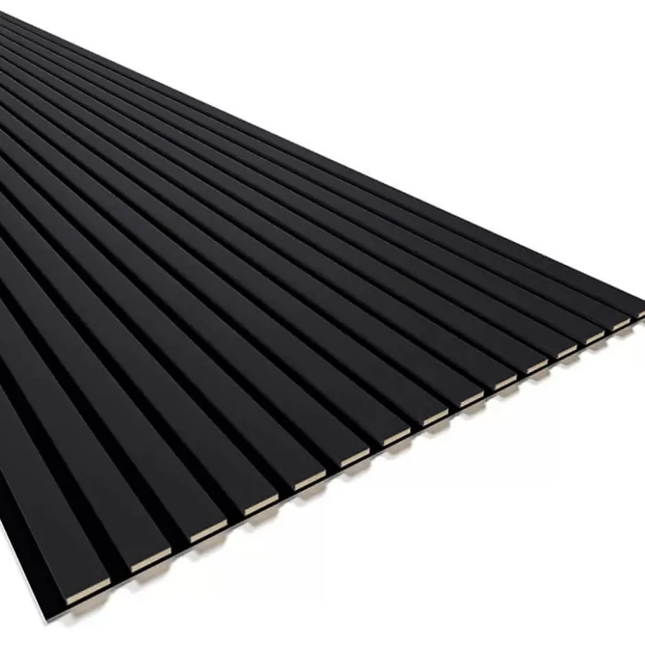 Panneau acoustique décoratif BELLA HAIR en MDF premium avec support feutrine, design vertical élégant, réduit les réverbérations.-Protocole Pro Clearance