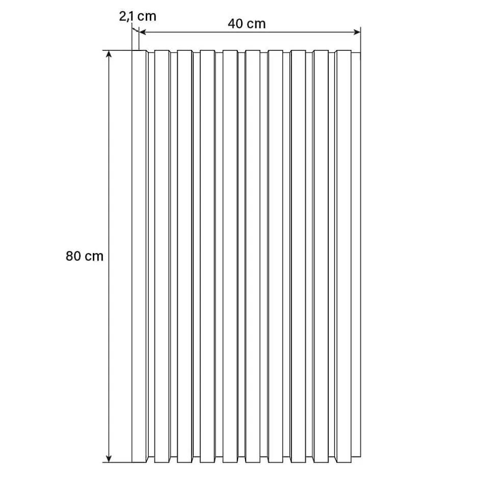 Brand Home Deluxe Panneau acoustique SONIC Black Oak Quantité : 6