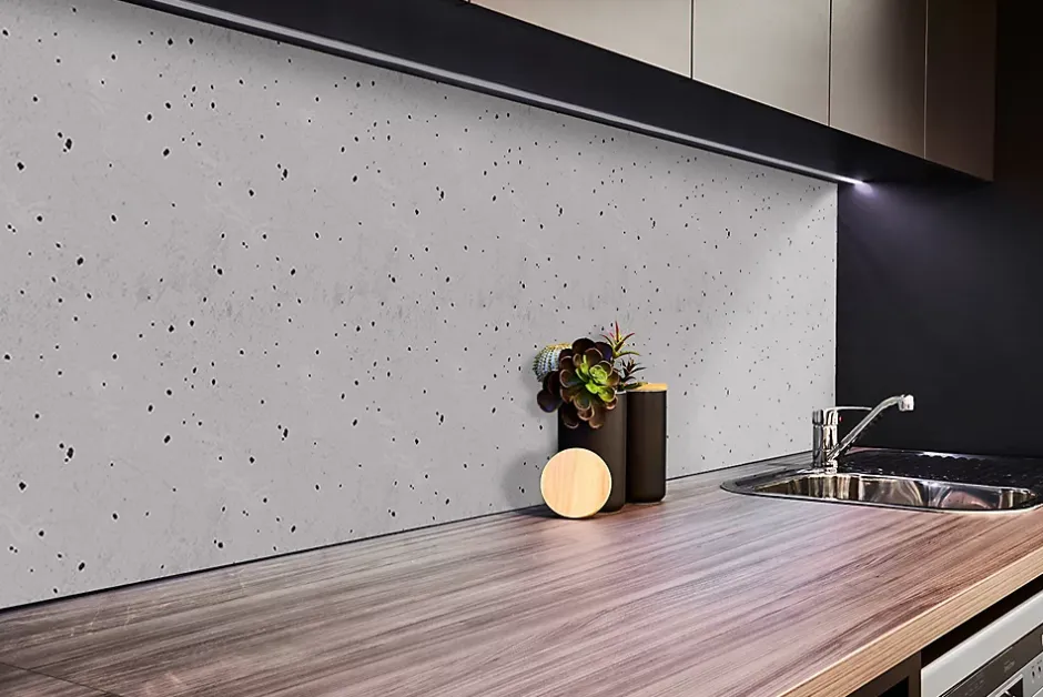 Tulup Panneau autocollant 100x50 cm Béton architectural 1 pcs