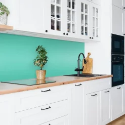 Panneau autocollant 100x50 cm Couleur turquoise 1 pcs-Tulup Discount