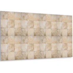 Tulup Panneau autocollant 100x50 cm Texture de pierre 1 pcs