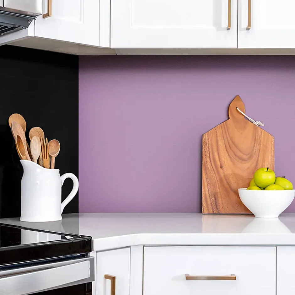 Tulup Panneau autocollant 100x50 cm Couleur lilas 1 pcs