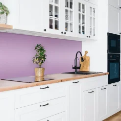 Tulup Panneau autocollant 100x50 cm Couleur lilas 1 pcs