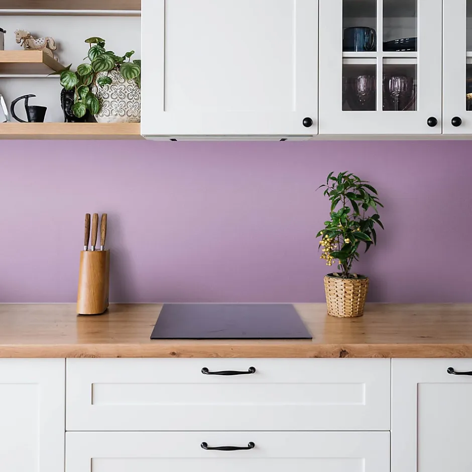 Tulup Panneau autocollant 100x50 cm Couleur lilas 1 pcs