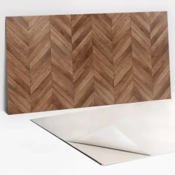 Panneau autocollant 100x50 cm planches de bois 1 pcs-Tulup Outlet