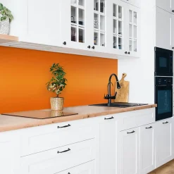 Panneau autocollant 100x50 cm Couleur orange 1 pcs-Tulup Best