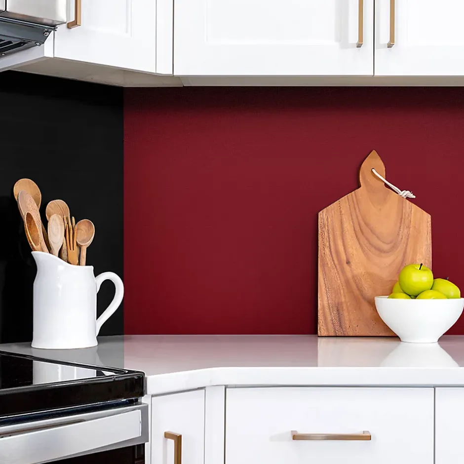 Panneau autocollant 100x50 cm Couleur bordeaux 1 pcs-Tulup Sale