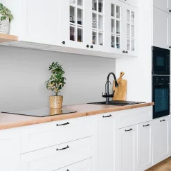 Panneau autocollant 100x50 cm Couleur gris 1 pcs-Tulup