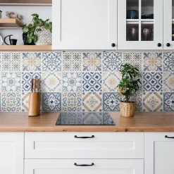 Panneau autocollant 100x50 cm Mosaïque ornementale 1 pcs-Tulup New