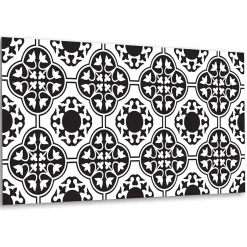 Panneau autocollant 100x50 cm Ornement fleuri 1 pcs-Tulup Discount