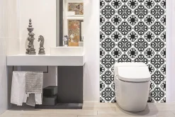 Panneau autocollant 100x50 cm Ornement fleuri 1 pcs-Tulup Discount