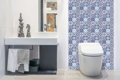 Panneau autocollant 100x50 cm Motif azulejo 1 pcs-Tulup Discount