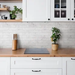 Tulup Panneau autocollant 100x50 cm Briques de pierre 1 pcs