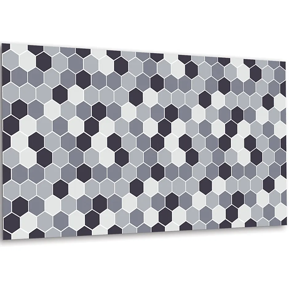 Panneau autocollant 100x50 cm Hexagone 1 pcs-Tulup Outlet