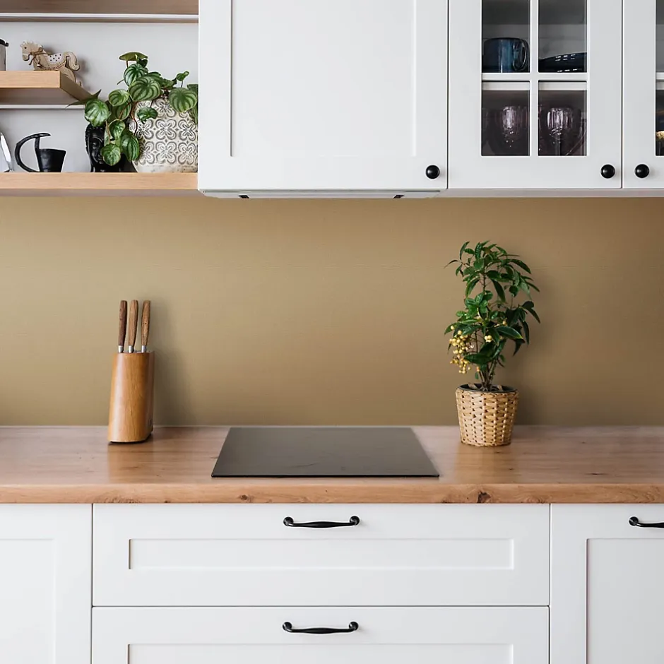 Panneau autocollant 100x50 cm Couleur marron 1 pcs-Tulup