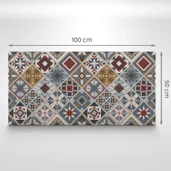 Panneau autocollant 100x50 cm Formes décoratives 1 pcs-Tulup Clearance