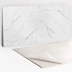 Panneau autocollant 100x50 cm Marbre clair 1 pcs-Tulup Clearance
