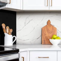 Panneau autocollant 100x50 cm Marbre clair 1 pcs-Tulup Clearance