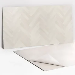 Tulup Panneau autocollant 100x50 cm Parquet clair et délicat 1 pcs