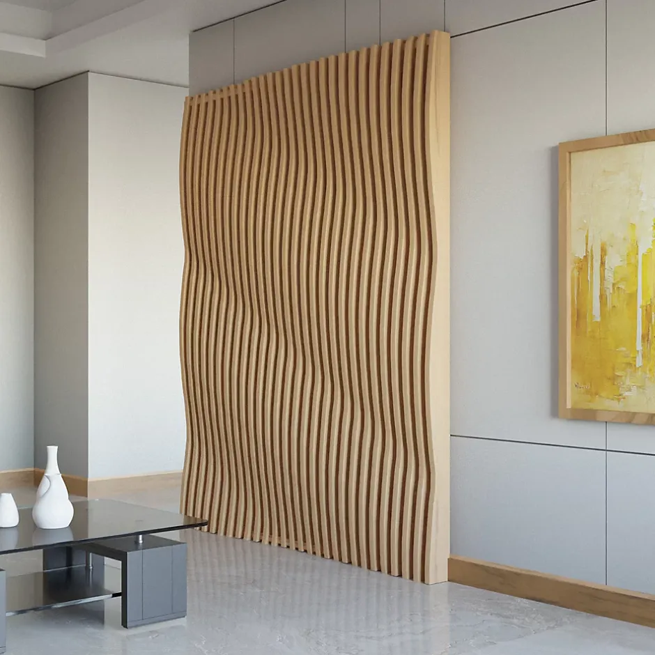 Panneau claustra ondulé 250x60 cm module 1- Outlet