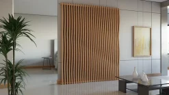 Panneau claustra ondulé 250x60 cm module 1- Outlet