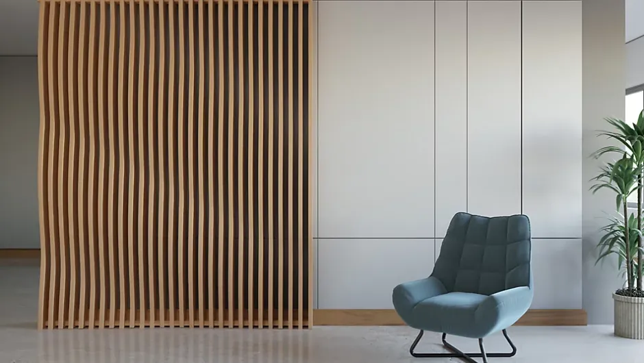 Panneau claustra ondulé 250x60 cm module 1- Outlet