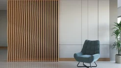 Panneau claustra ondulé 250x60 cm module 2- Discount