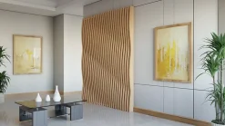 Panneau claustra ondulé 250x60 cm module 3