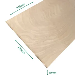 Forestea Panneau contreplaqué okoumé twin 800 x 400 x 10 mm