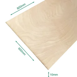 Forestea Panneau contreplaqué powerplex bio 800 x 600 x 10 mm