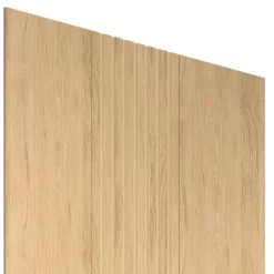 Radex Panneau décoratif à lamelles pyhton en mdf revêtu papier imitation chêne 275X90 cm