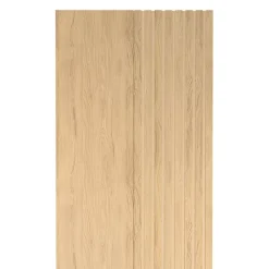 Radex Panneau décoratif à lamelles Python en mdf imitation chêne 275X60 cm