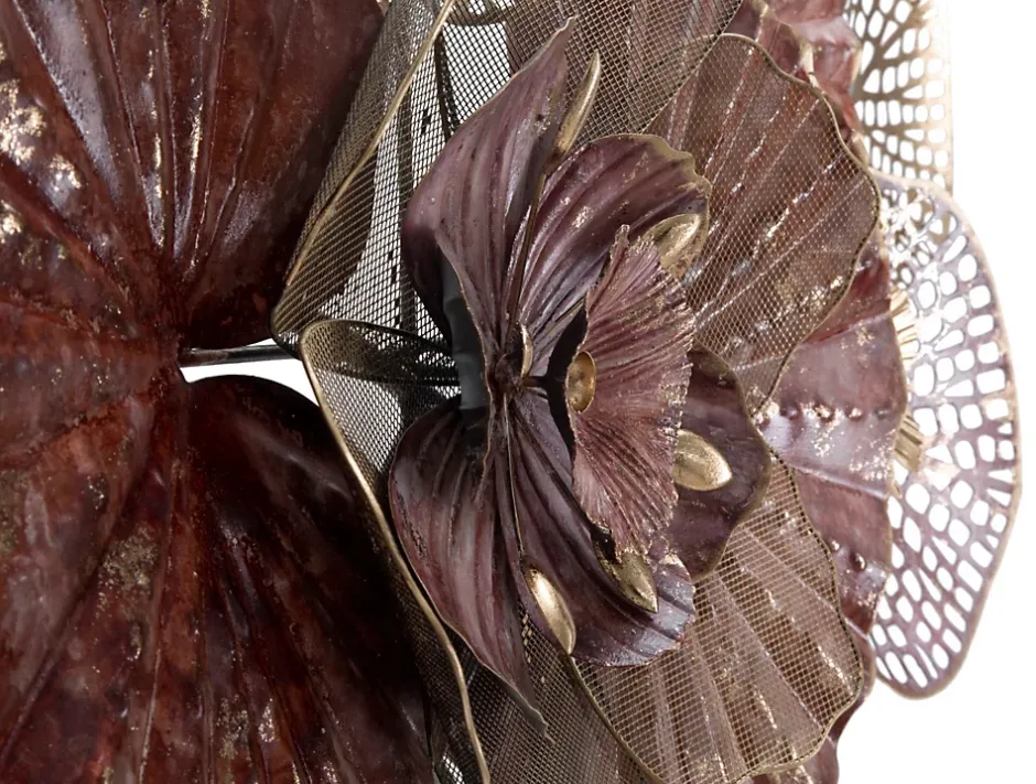 Panneau décoratif 3D en métal multicolore cm 118x10x58-Mauro Ferretti New